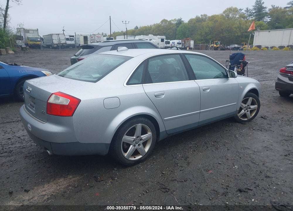2004 AUDI A4 3.0 VIN: WAULT68E84A126997