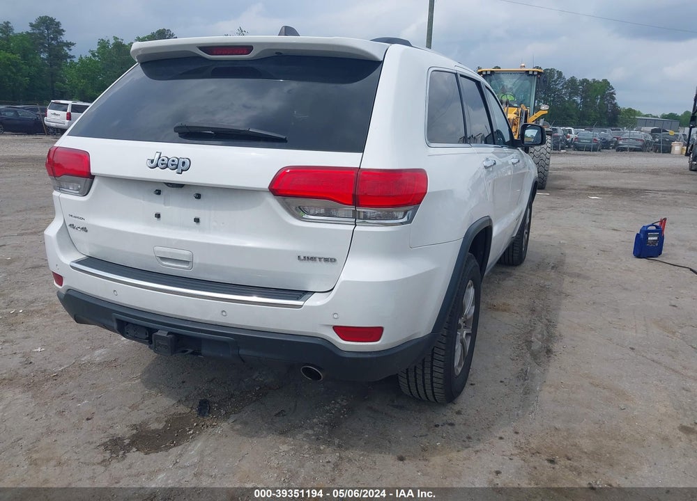 2015 JEEP GRAND CHEROKEE LIMITED VIN: 1C4RJFBG5FC165776