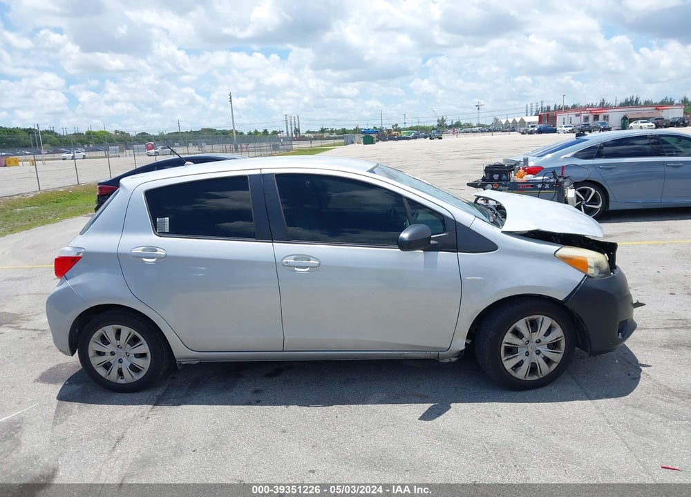 2012 TOYOTA YARIS LE VIN: JTDKTUD37CD538543