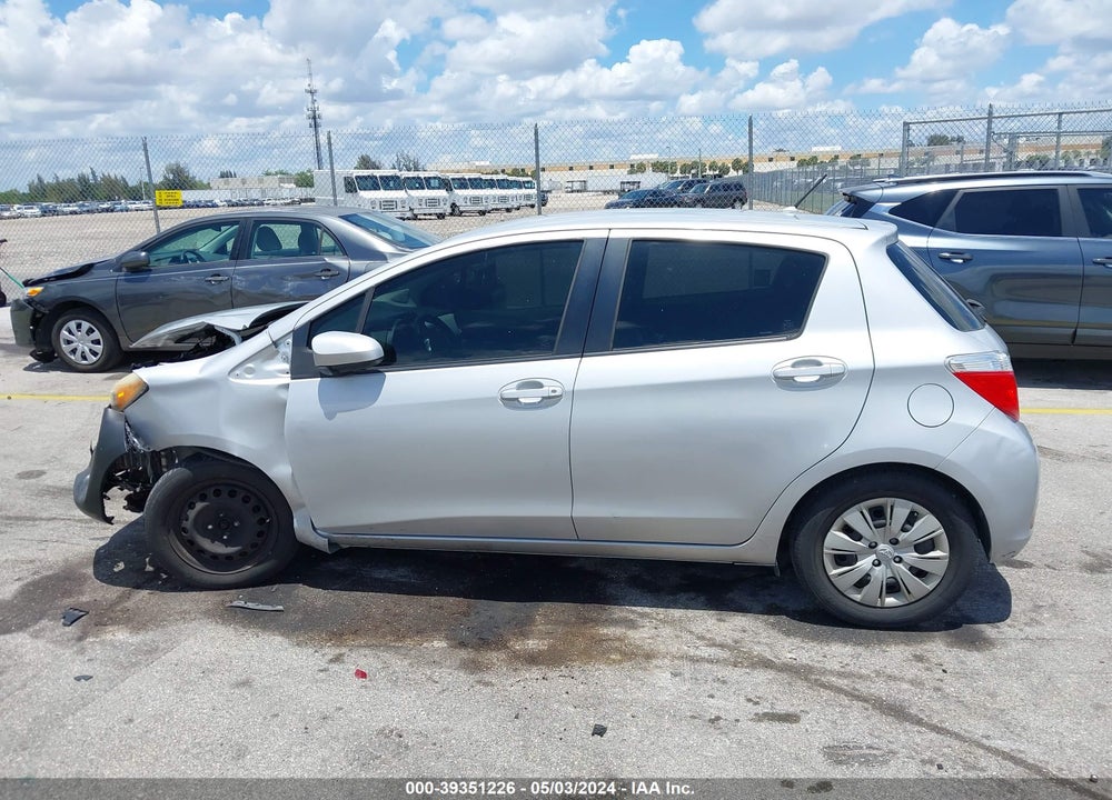 2012 TOYOTA YARIS LE VIN: JTDKTUD37CD538543