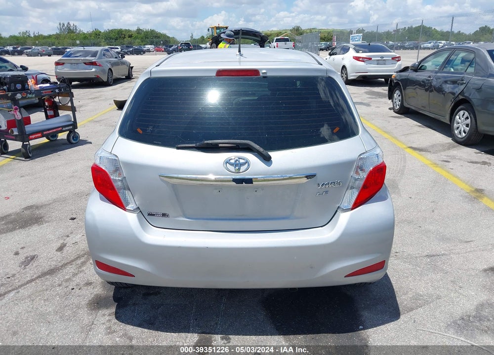 2012 TOYOTA YARIS LE VIN: JTDKTUD37CD538543