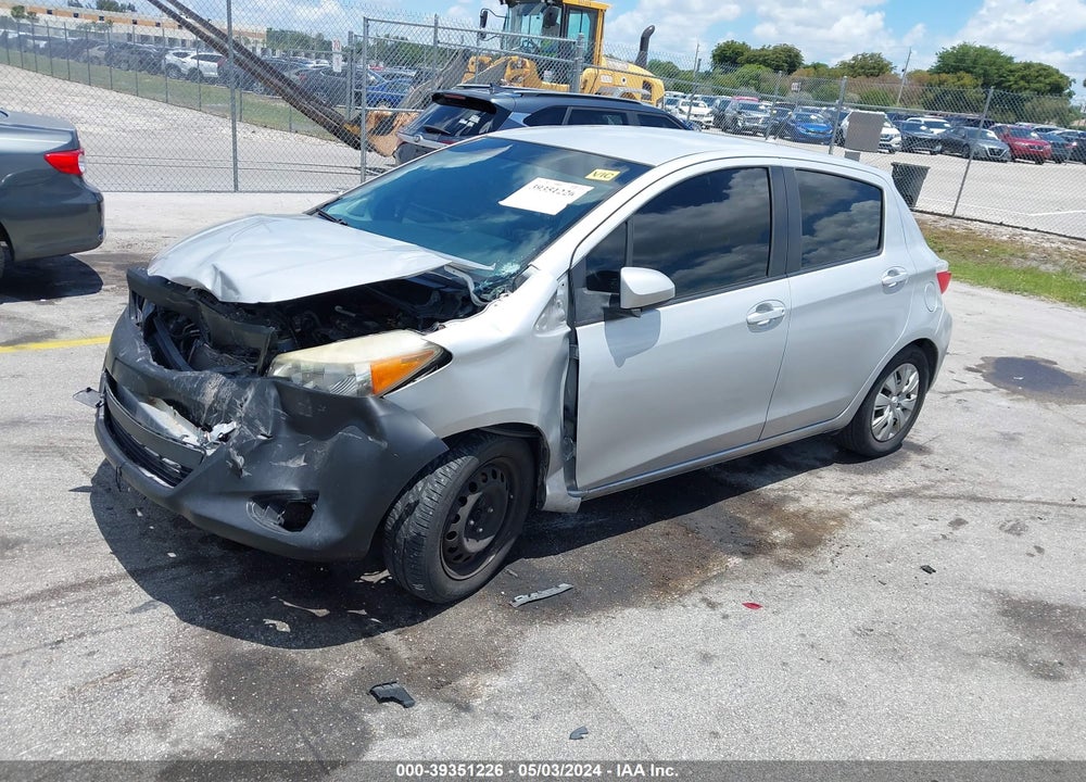 2012 TOYOTA YARIS LE VIN: JTDKTUD37CD538543