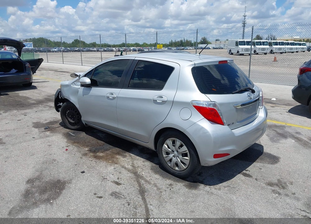 2012 TOYOTA YARIS LE VIN: JTDKTUD37CD538543