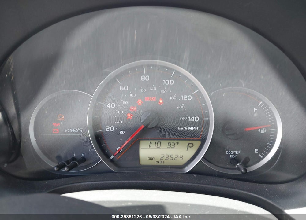 2012 TOYOTA YARIS LE VIN: JTDKTUD37CD538543