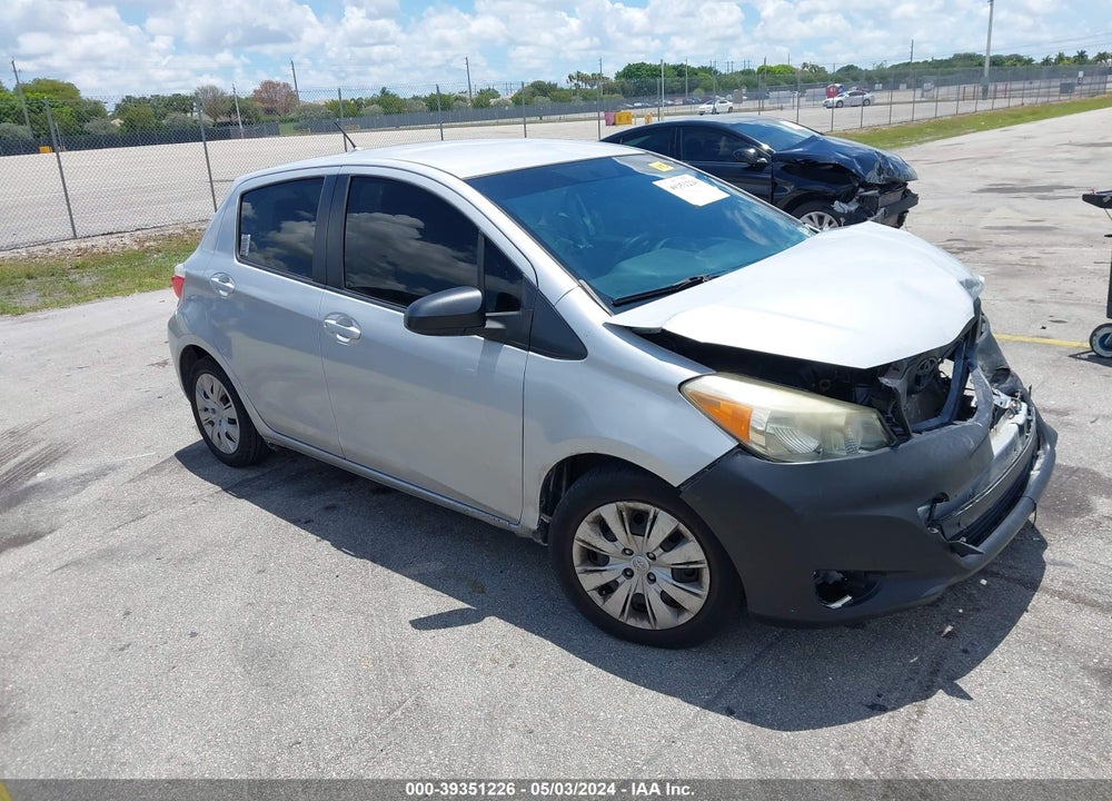 2012 TOYOTA YARIS LE VIN: JTDKTUD37CD538543