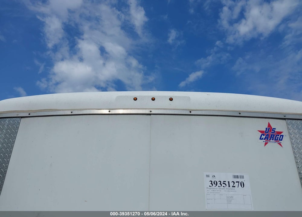 2018 FOREST RIVER US CARGO ROUND TOP VIN: 5NHUUSV25JW065059