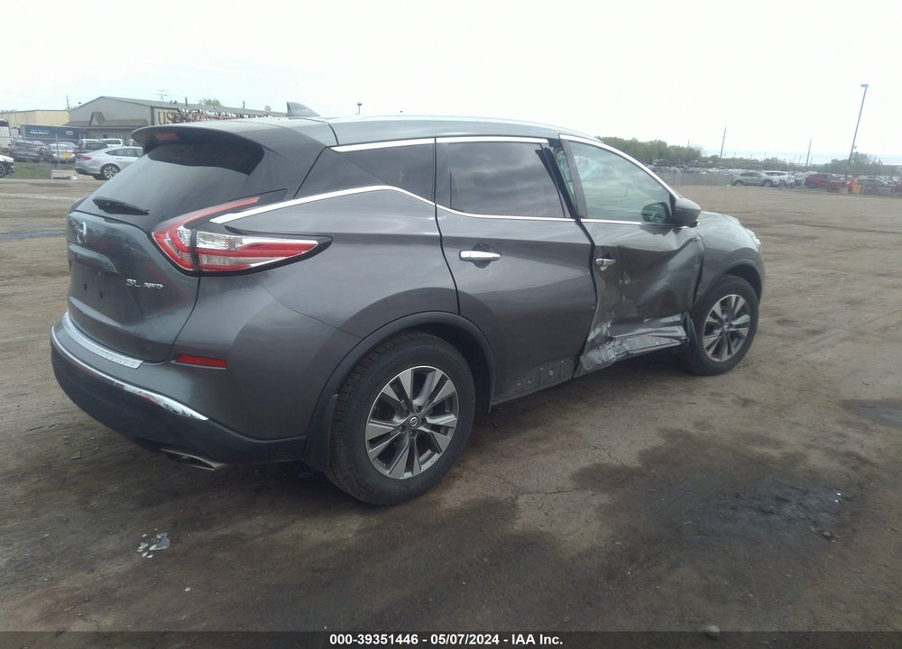 2018 NISSAN MURANO SL VIN: 5N1AZ2MH1JN117186