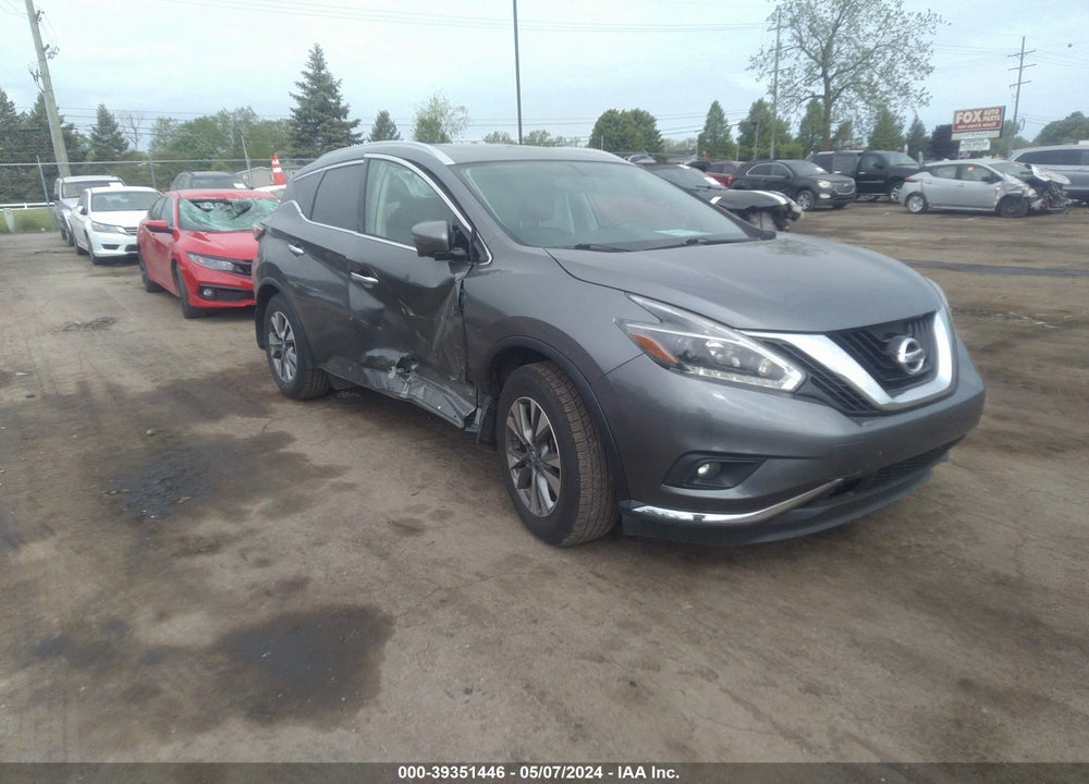 2018 NISSAN MURANO SL VIN: 5N1AZ2MH1JN117186