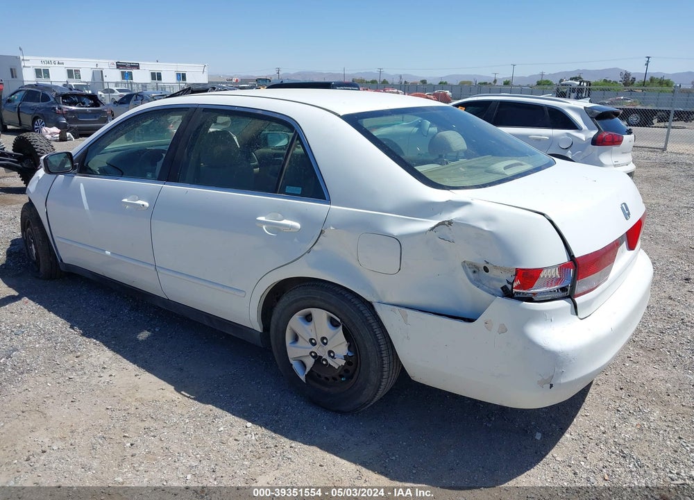 2003 HONDA ACCORD 2.4 LX VIN: JHMCM56393C070727