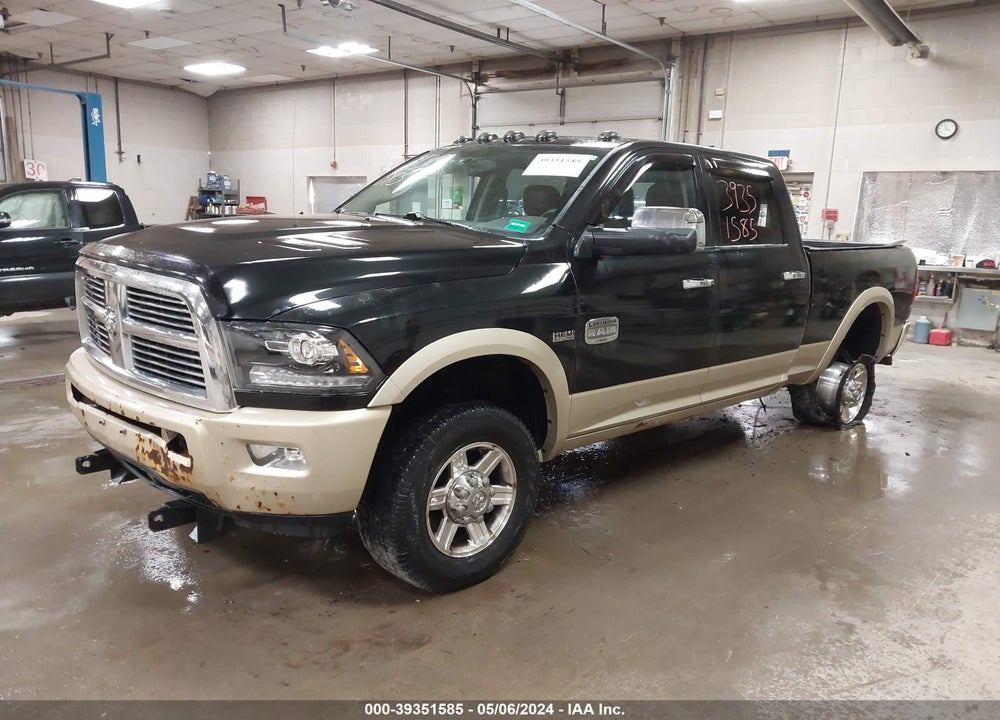 2011 RAM 2500 LAIE LONGHORN VIN: 3D7TT2CT4BG567421