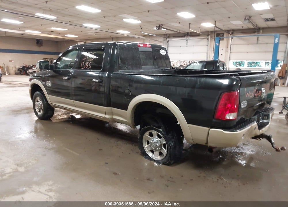 2011 RAM 2500 LAIE LONGHORN VIN: 3D7TT2CT4BG567421