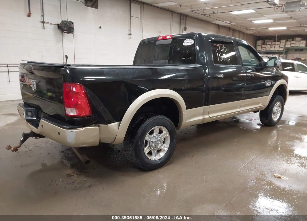 2011 RAM 2500 LAIE LONGHORN VIN: 3D7TT2CT4BG567421