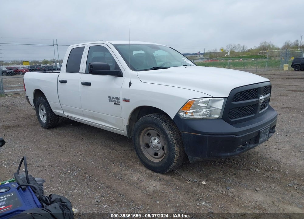 2019 RAM 1500 CLASSIC TRADESMAN QUAD CAB 4X4 6'4 BOX VIN: 1C6RR7FT5KS663151