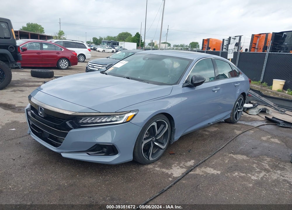 2022 HONDA ACCORD SPORT VIN: 1HGCV1F32NA051380