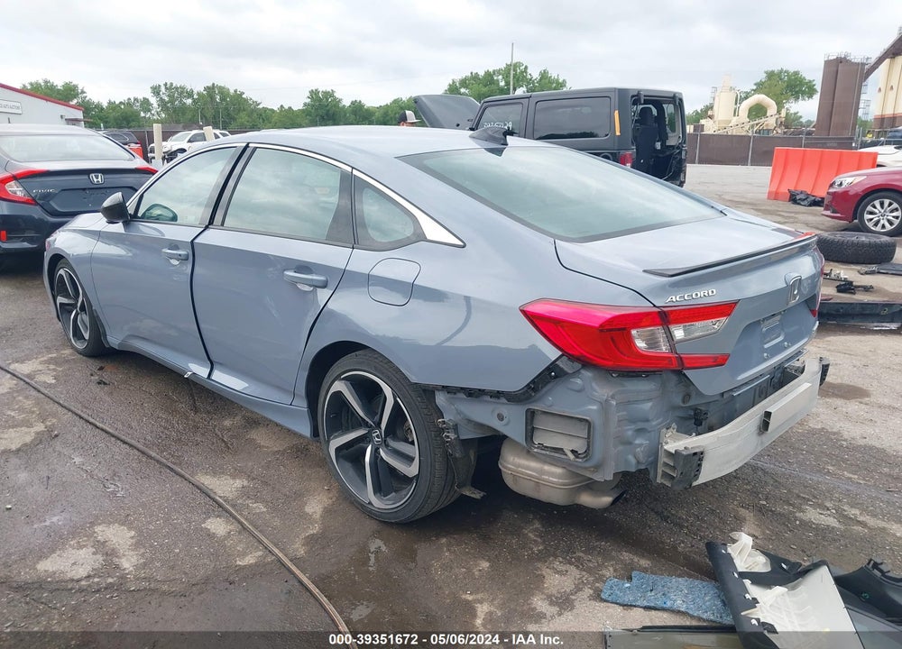 2022 HONDA ACCORD SPORT VIN: 1HGCV1F32NA051380