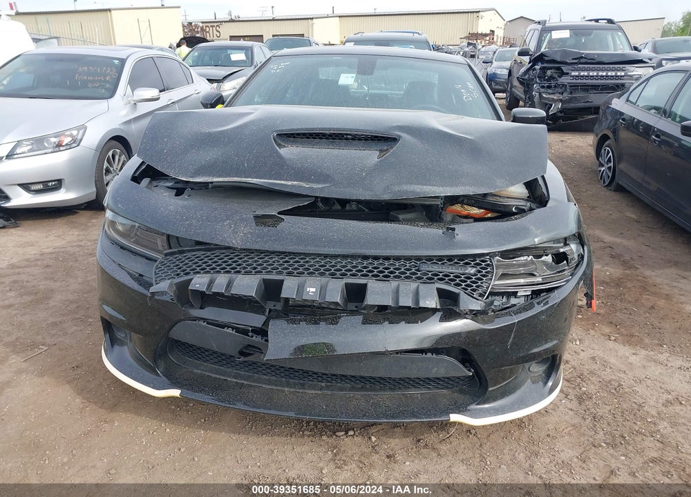 2022 DODGE CHARGER GT RWD VIN: 2C3CDXHG9NH244720