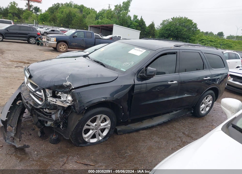 2013 DODGE DURANGO CREW VIN: 1C4RDHDGXDC661959