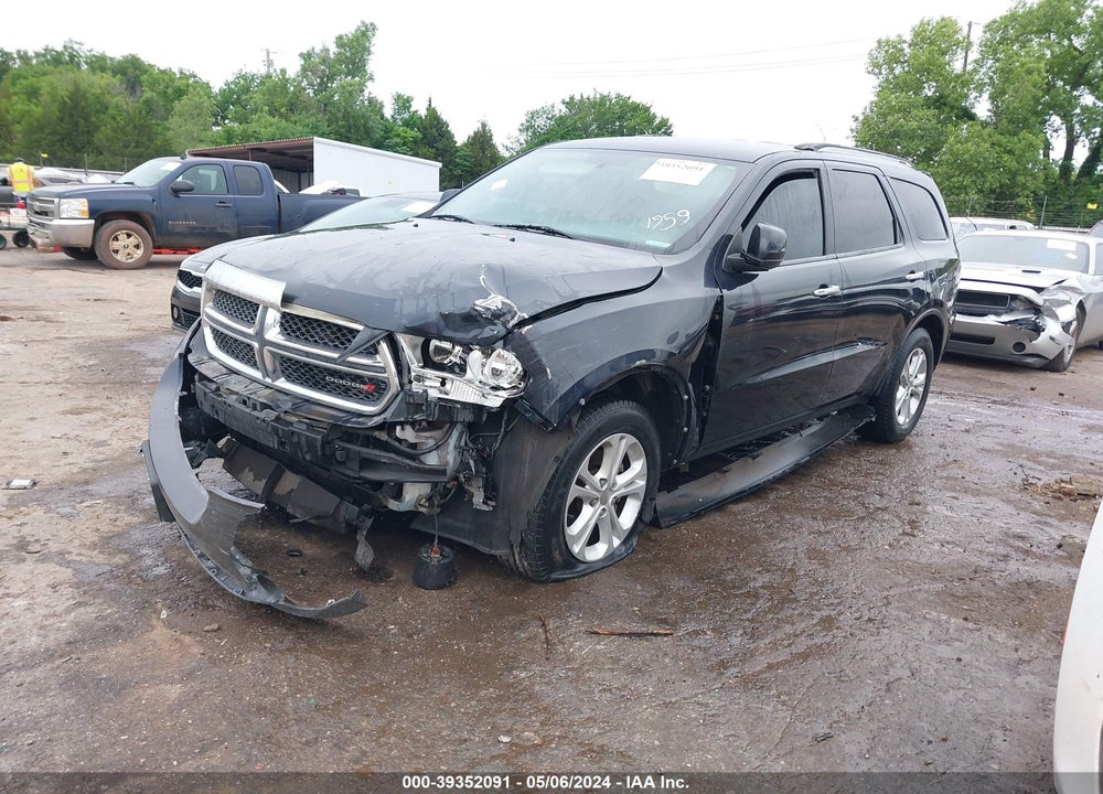 2013 DODGE DURANGO CREW VIN: 1C4RDHDGXDC661959