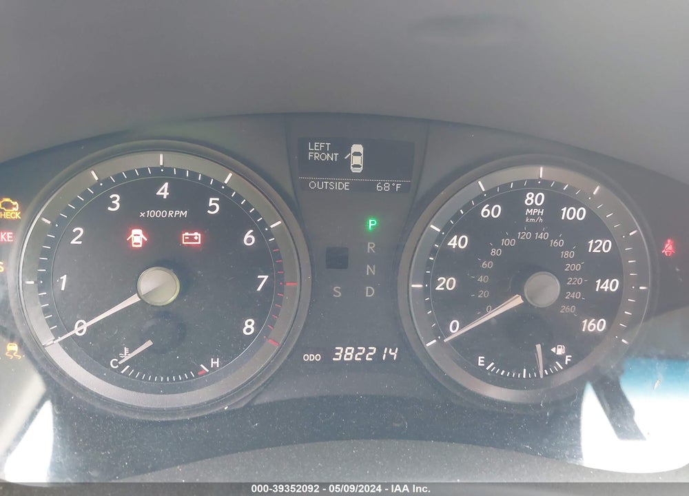 2007 LEXUS ES 350 VIN: JTHBJ46G572004897