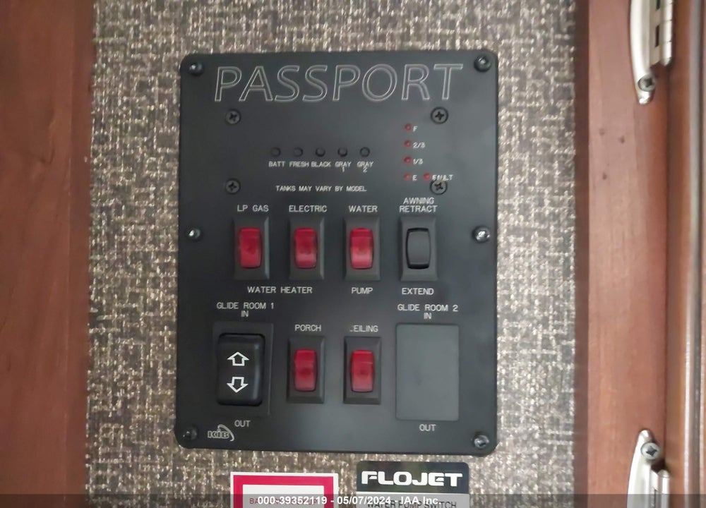 2015 KEYSTONE RV PASSPORT GRAND TO VIN: 4YDT24522FX413561