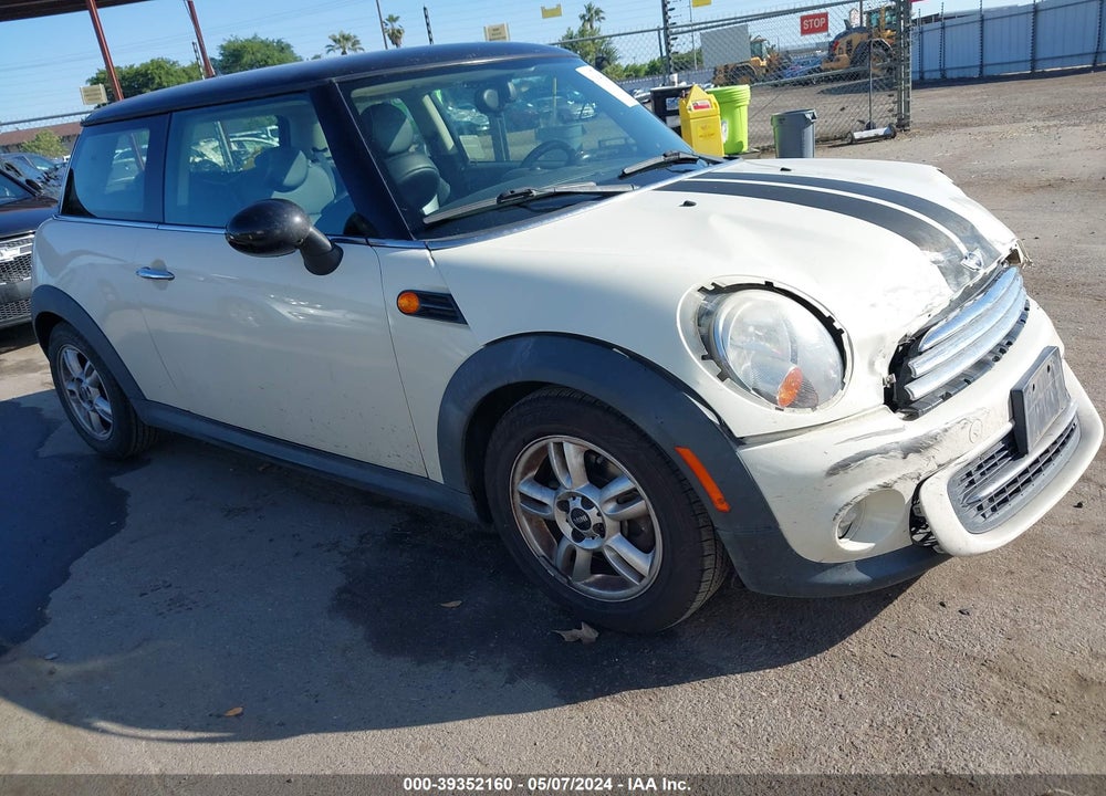 2012 MINI COOPER VIN: WMWSU3C5XCT261349