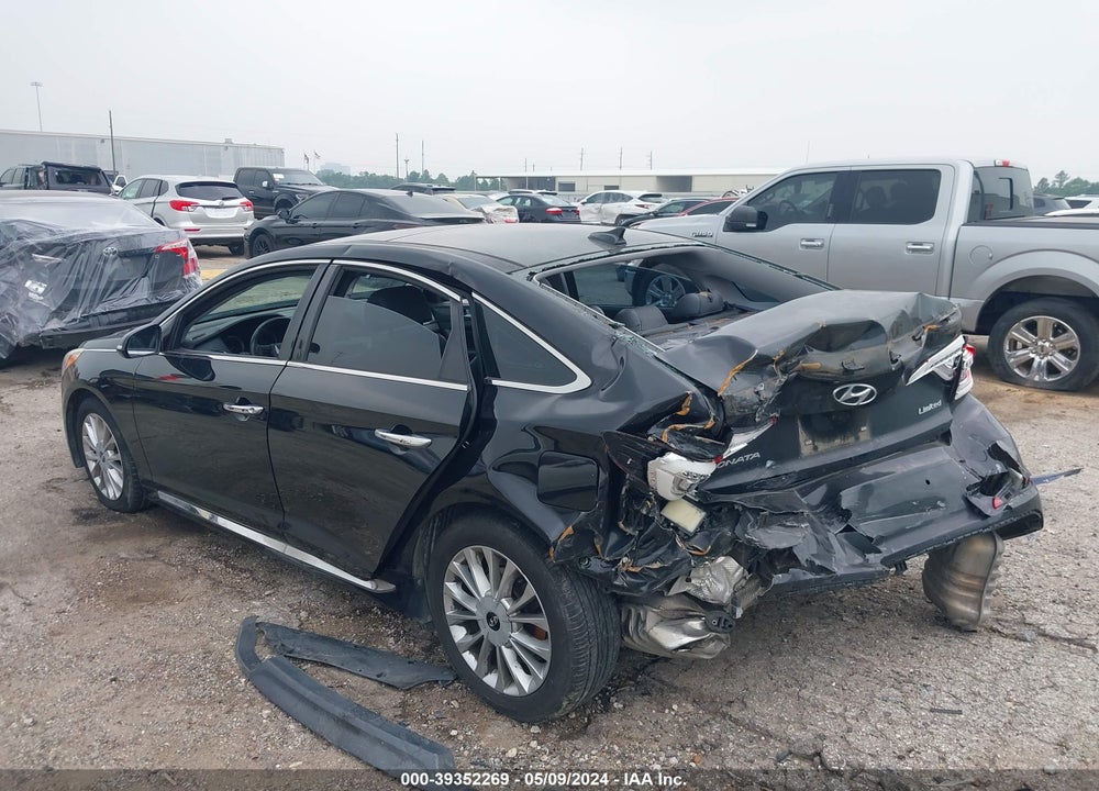 2015 HYUNDAI SONATA LIMITED VIN: 5NPE34AF6FH160760