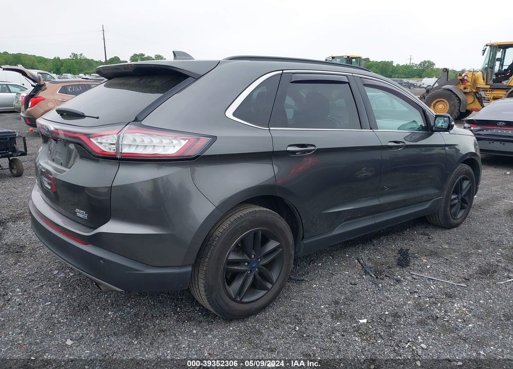 2015 FORD EDGE SEL VIN: 2FMTK4J98FBB76597
