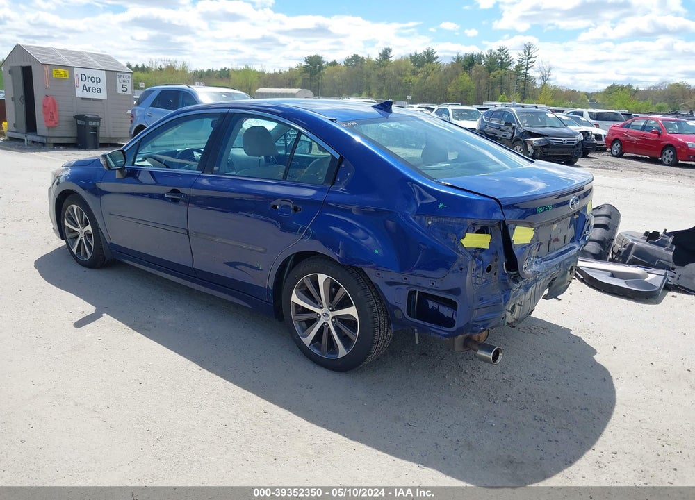 2016 SUBARU LEGACY 2.5I LIMITED VIN: 4S3BNAN63G3026825