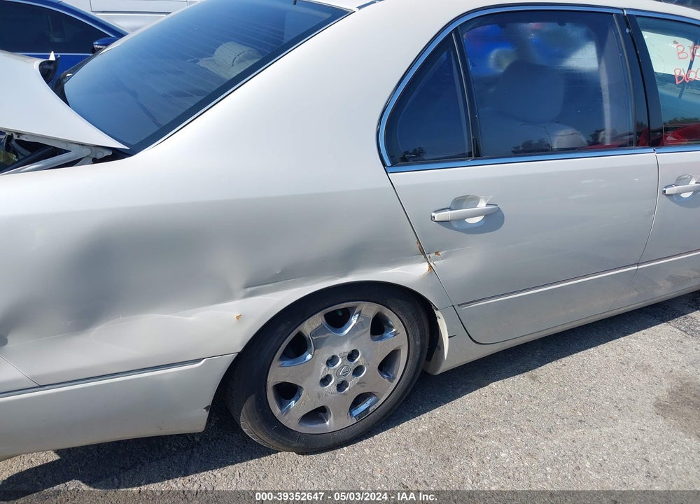 2002 LEXUS LS 430 VIN: JTHBN30F620068563