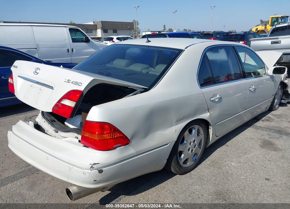 2002 LEXUS LS 430 VIN: JTHBN30F620068563