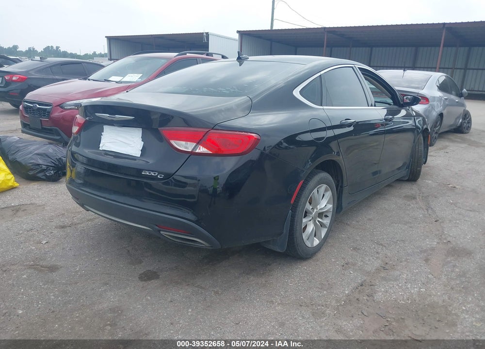 2015 CHRYSLER 200 C VIN: 1C3CCCCG3FN515170