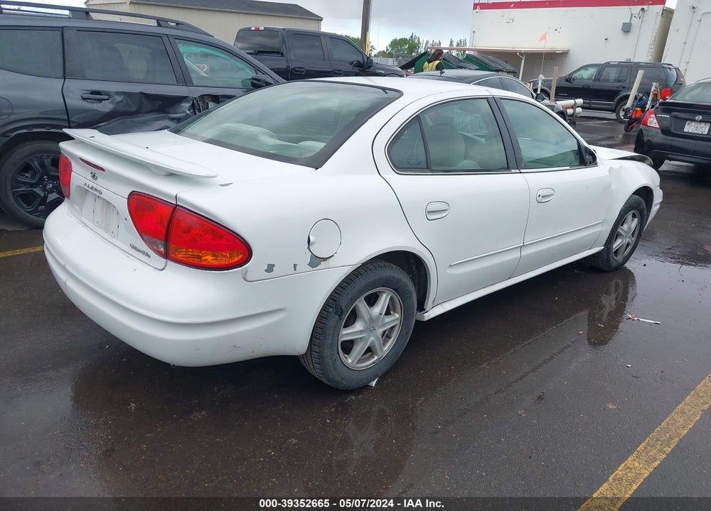 2002 OLDSMOBILE ALERO GL1 VIN: 1G3NL52E92C208172