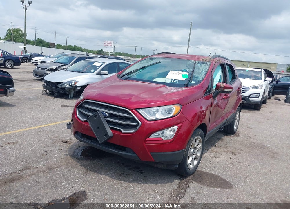 2018 FORD ECOSPORT SE VIN: MAJ3P1TE4JC219961