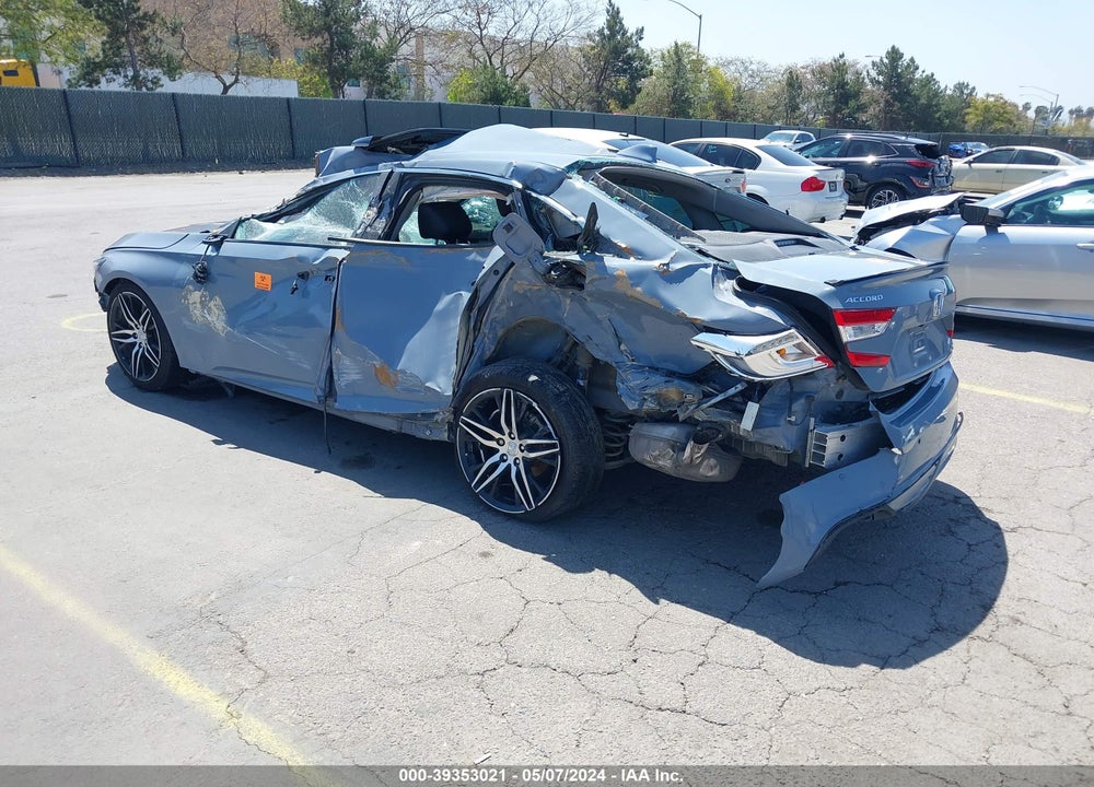 2021 HONDA ACCORD TOURING VIN: 1HGCV2F99MA003481