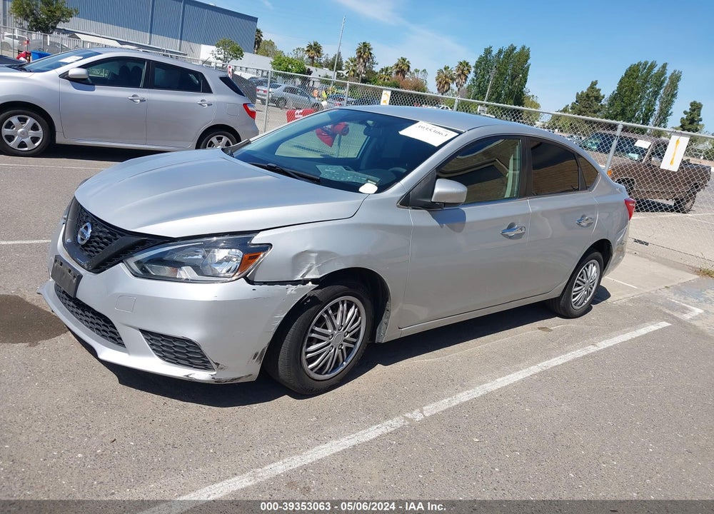 2017 NISSAN SENTRA SV VIN: 3N1AB7AP2HY269320