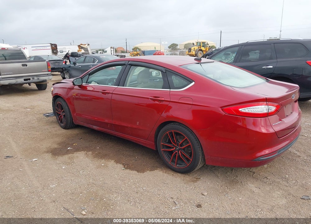 2014 FORD FUSION SE VIN: 1FA6P0HDXE5380932