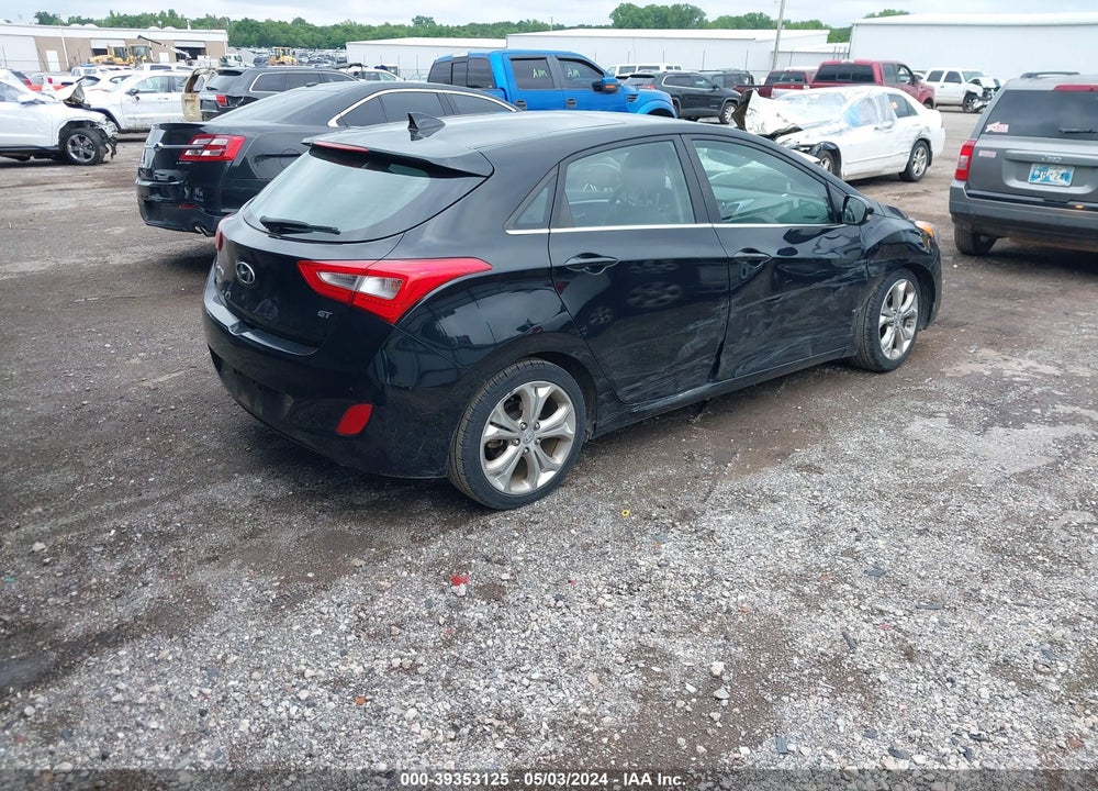 2014 HYUNDAI ELANTRA GT BASE W/BLUE VIN: KMHD35LH5EU177498