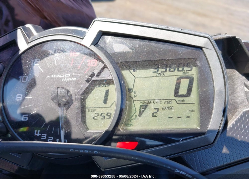 2020 KAWASAKI ZX636 K VIN: JKBZXJH1XLA005815