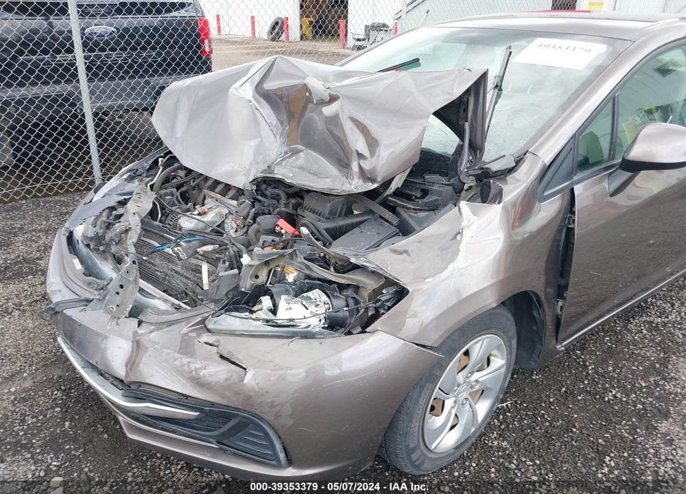 2013 HONDA CIVIC LX VIN: 2HGFB2F56DH588895
