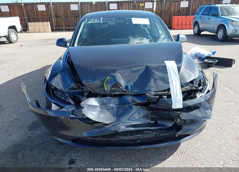 2024 TESLA MODEL 3 REAR-WHEEL DRIVE VIN: 5YJ3E1EA6RF722917