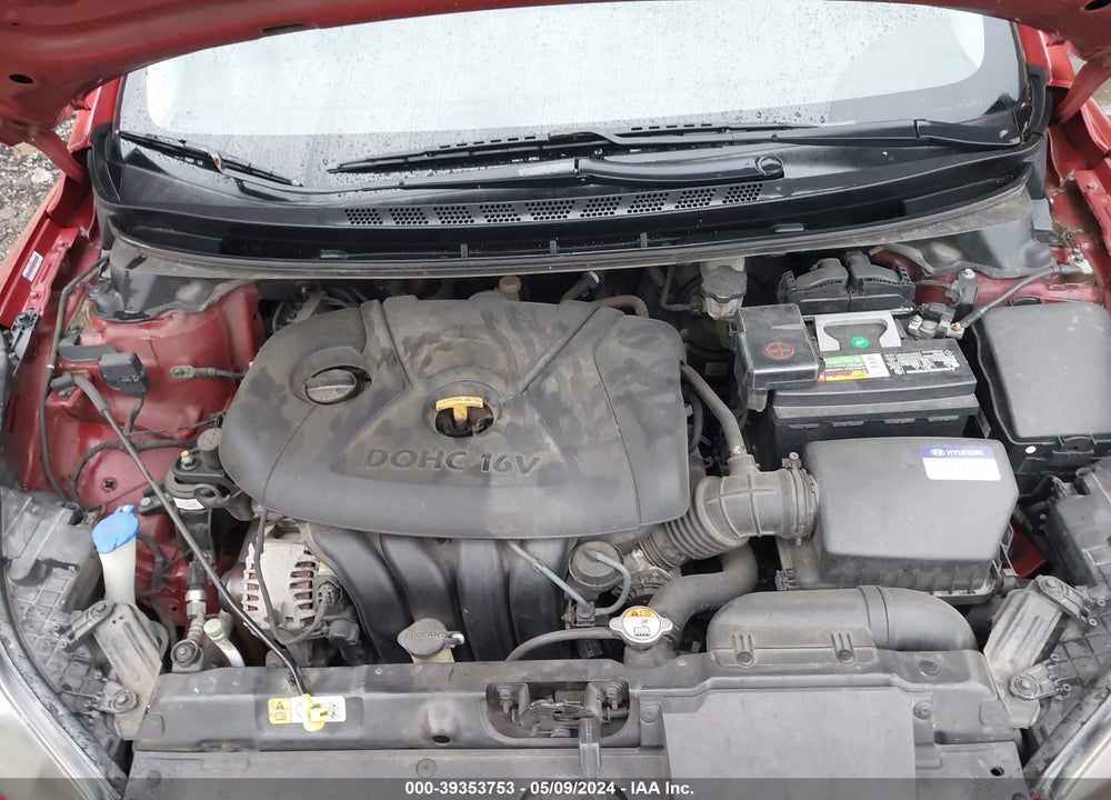 2012 HYUNDAI ELANTRA LIMITED (ULSAN PLANT) VIN: KMHDH4AE1CU332369