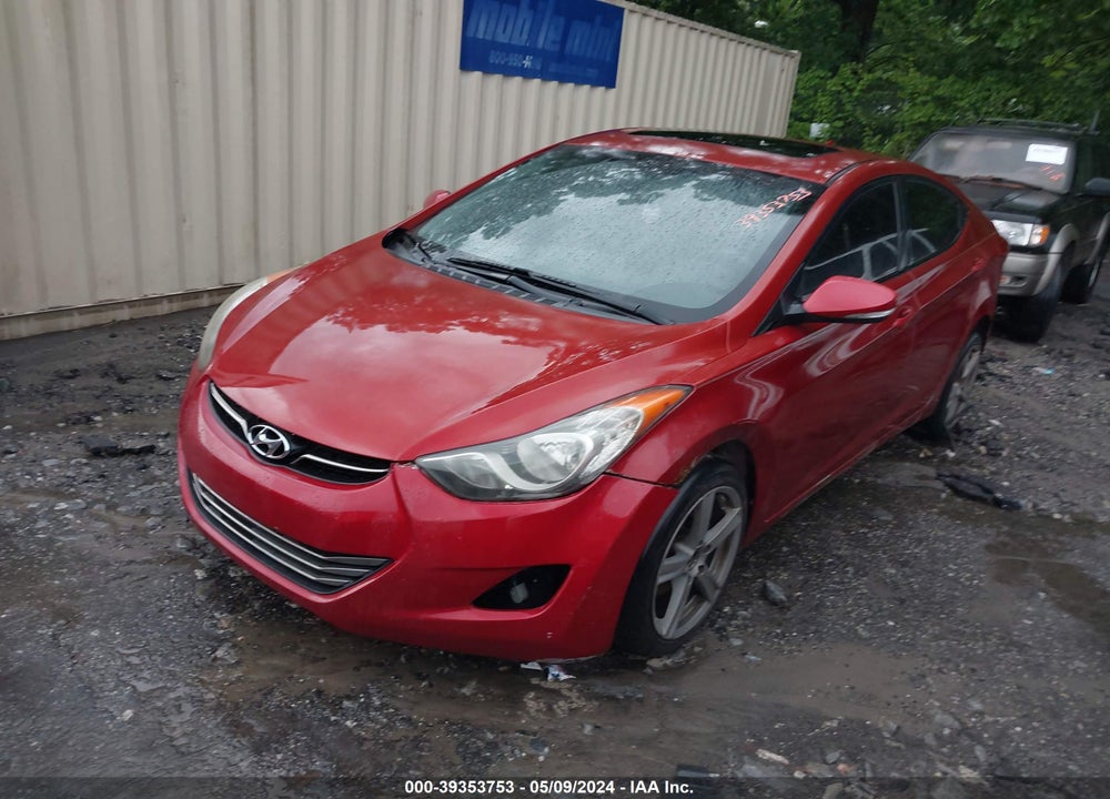 2012 HYUNDAI ELANTRA LIMITED (ULSAN PLANT) VIN: KMHDH4AE1CU332369