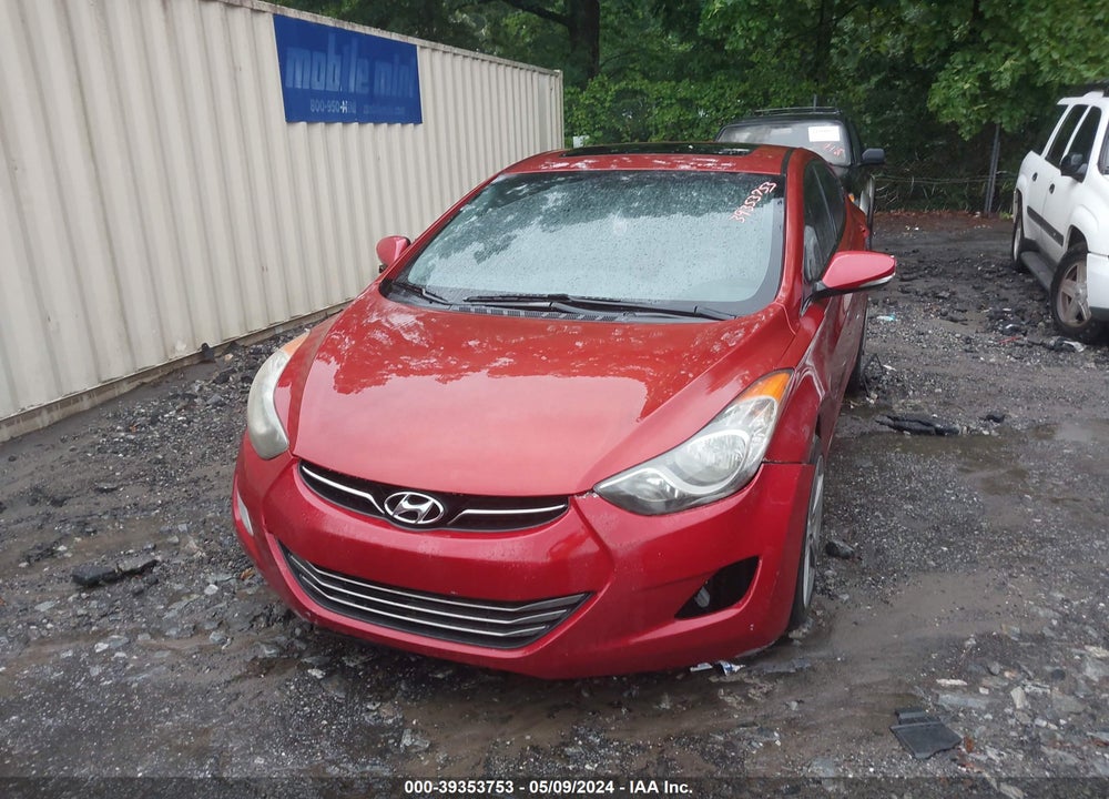 2012 HYUNDAI ELANTRA LIMITED (ULSAN PLANT) VIN: KMHDH4AE1CU332369