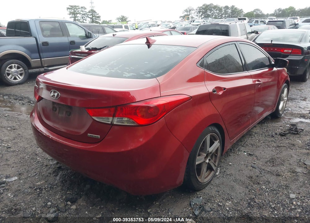2012 HYUNDAI ELANTRA LIMITED (ULSAN PLANT) VIN: KMHDH4AE1CU332369