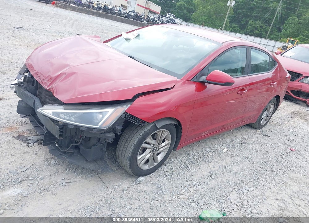 2019 HYUNDAI ELANTRA SEL VIN: KMHD84LF6KU768817