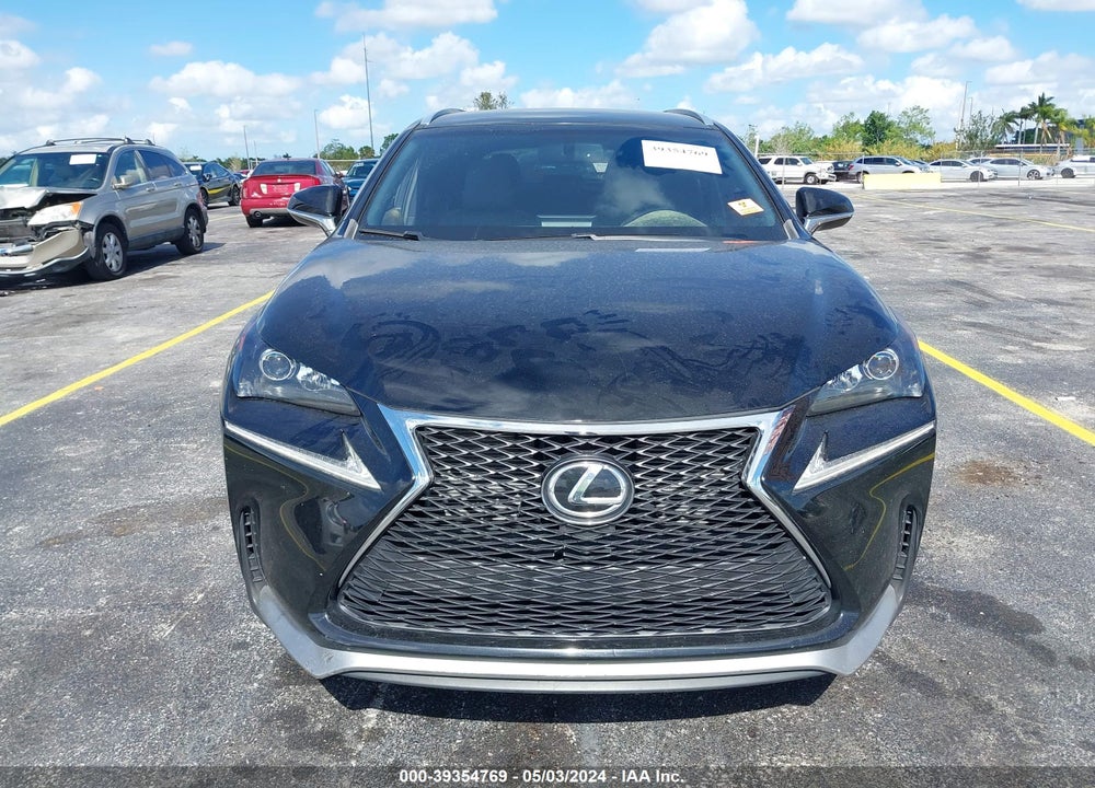 2016 LEXUS NX 200T F SPORT VIN: JTJYARBZ9G2036541