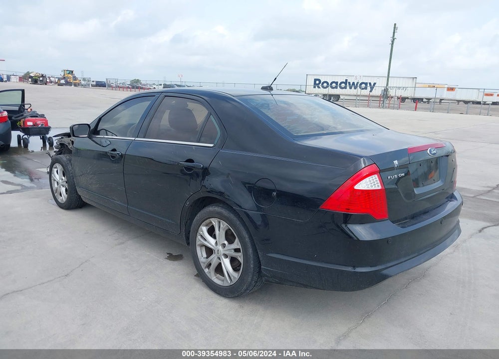 2012 FORD FUSION SE VIN: 3FAHP0HAXCR152051