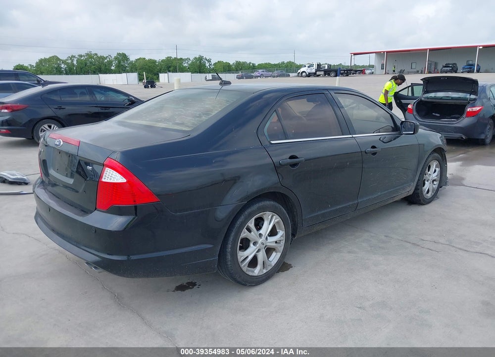 2012 FORD FUSION SE VIN: 3FAHP0HAXCR152051