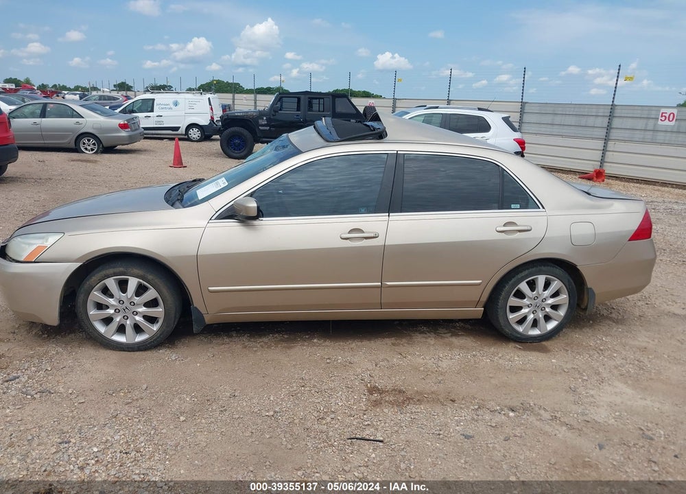 2007 HONDA ACCORD 3.0 EX VIN: 1HGCM66587A059133