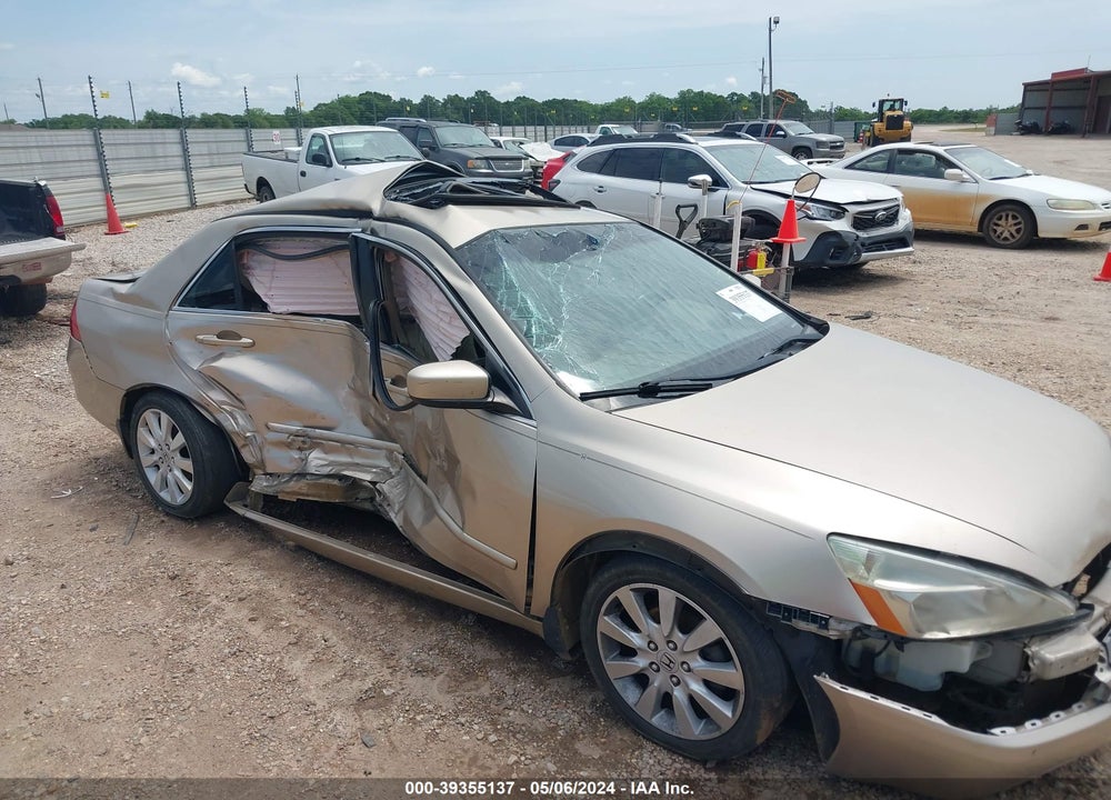 2007 HONDA ACCORD 3.0 EX VIN: 1HGCM66587A059133